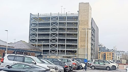 Car park at Guildford station