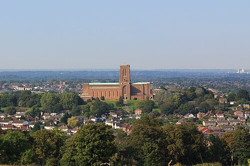 Guildford horizon with Catherdral