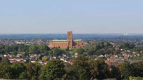 Guildford town horizon