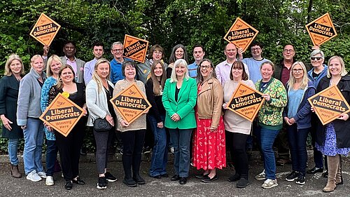 Photo of Lib Dem group on GBC