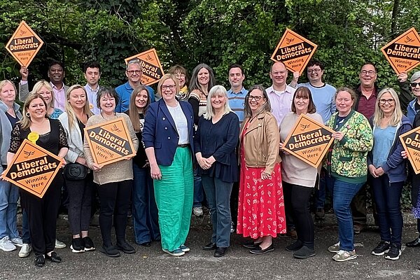 Guildford Borough Councillors with Zöe Franklin