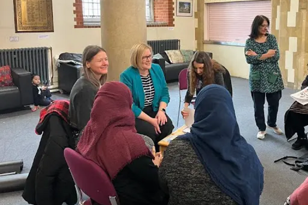 Zöe Franklin visited the ladies wellbeing & educational class (1)